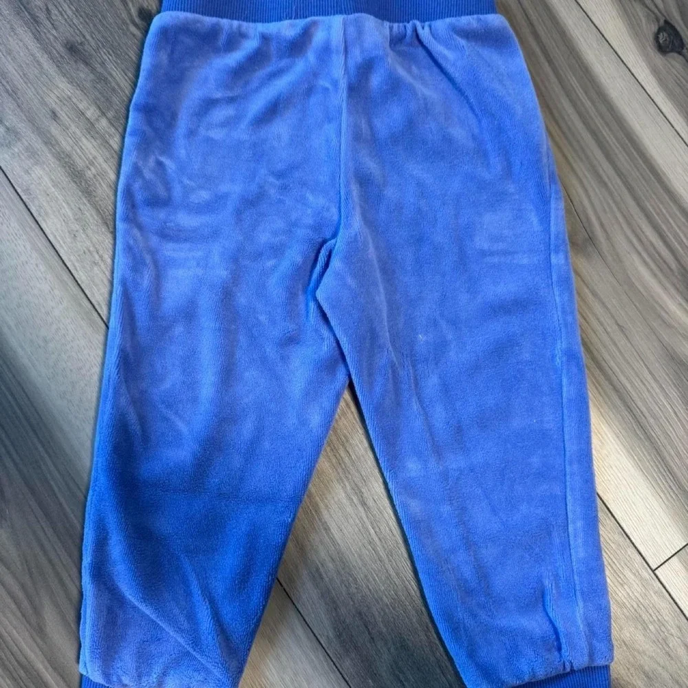 Juicy Couture blue velour sweatpants, size 2T